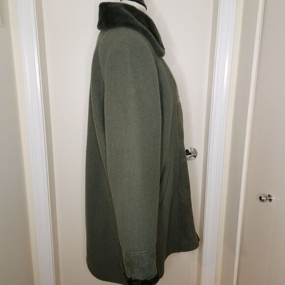 Vintage wool sheerling coat - Picture 3 of 15